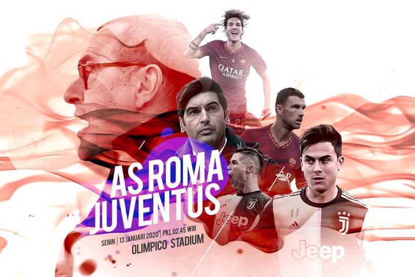 Prediksi AS Roma vs Juventus 13 Januari 2020