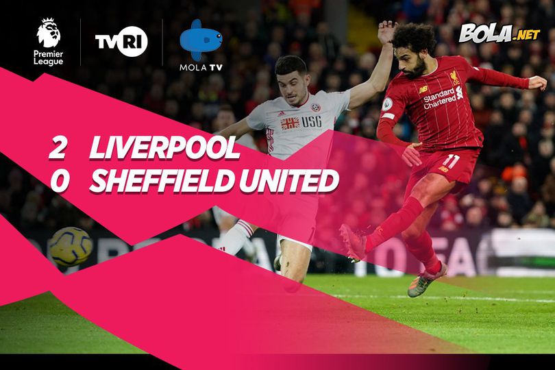 Hasil Pertandingan Liverpool vs Sheffield United: Skor 2-0