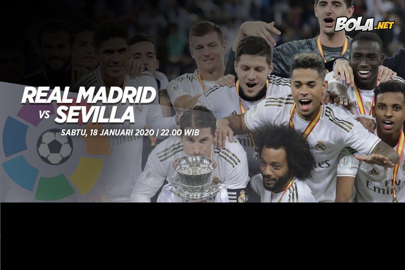 Prediksi Real Madrid vs Sevilla 18 Januari 2020