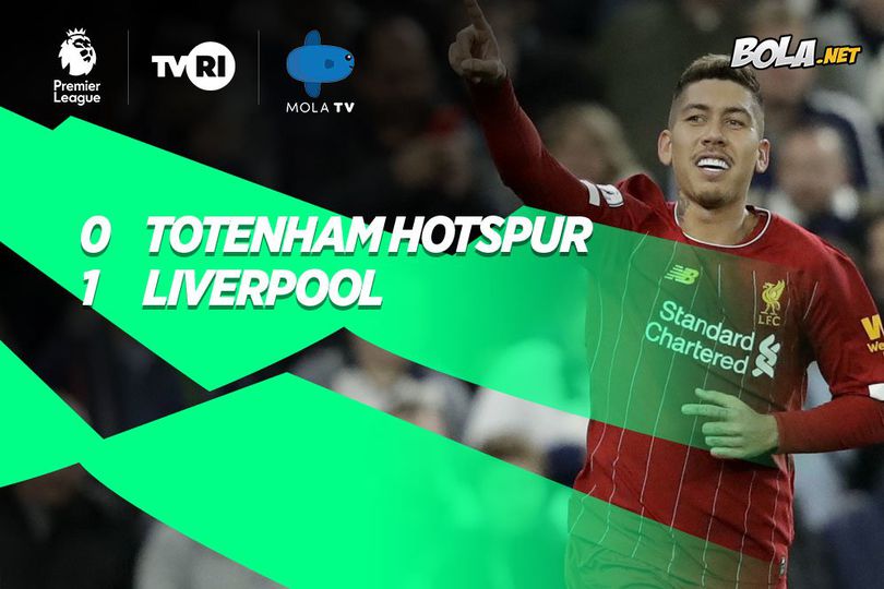 Hasil Pertandingan Tottenham vs Liverpool: 0-1