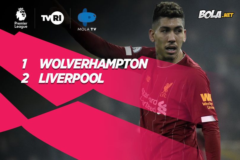 Hasil Pertandingan Wolverhampton vs Liverpool: Skor 1-2