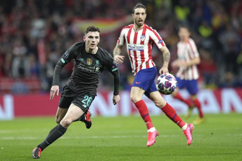 Cerita Kekesalan Andy Robertson Usai Kekalahan Liverpool atas Atletico Madrid