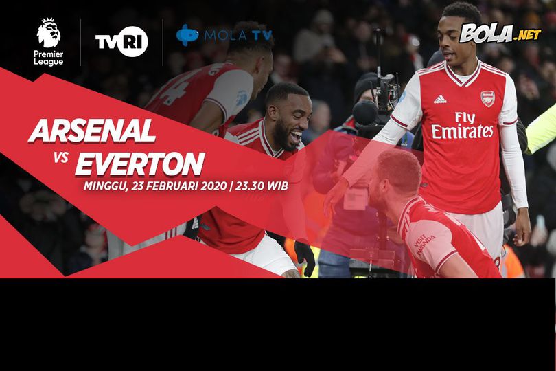 Prediksi Arsenal vs Everton 23 Februari 2020