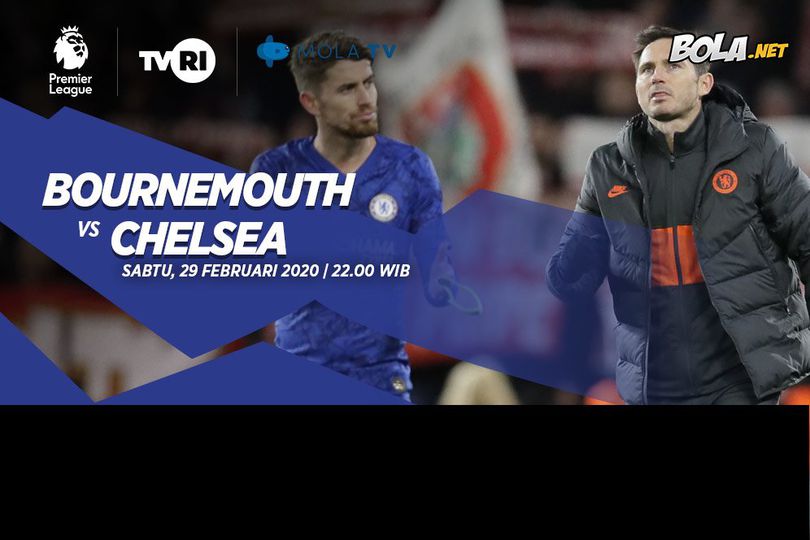 Live Streaming Bournemouth vs Chelsea di Mola TV