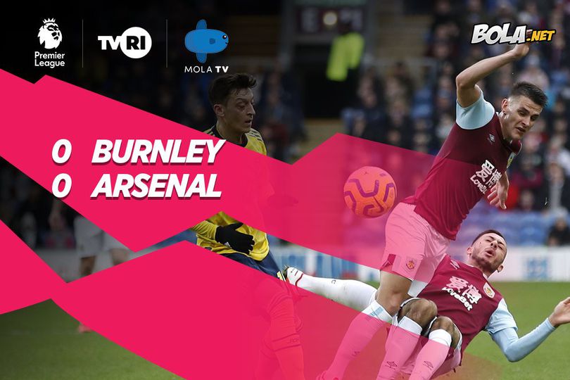 Hasil Pertandingan Burnley vs Arsenal: Skor 0-0