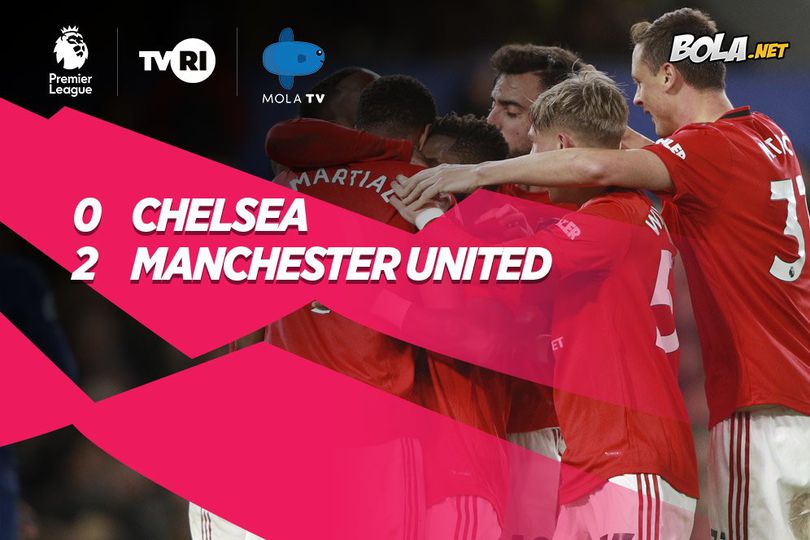 Hasil Pertandingan Chelsea vs Manchester United: Skor 0-2