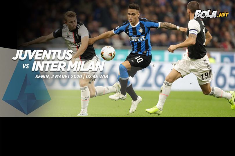 Data dan Fakta Serie A: Juventus vs Inter Milan