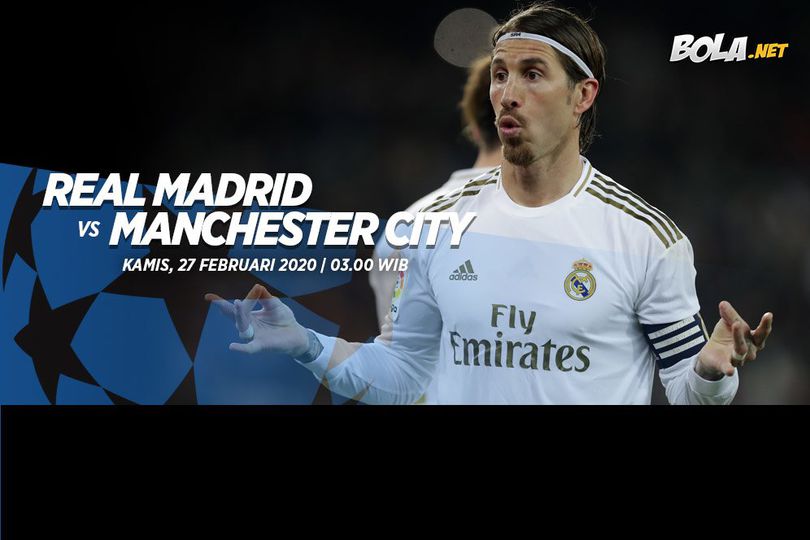 Data dan Fakta Liga Champions: Real Madrid vs Manchester City