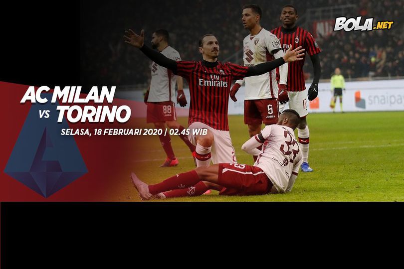 Data dan Fakta Serie A: AC Milan vs Torino