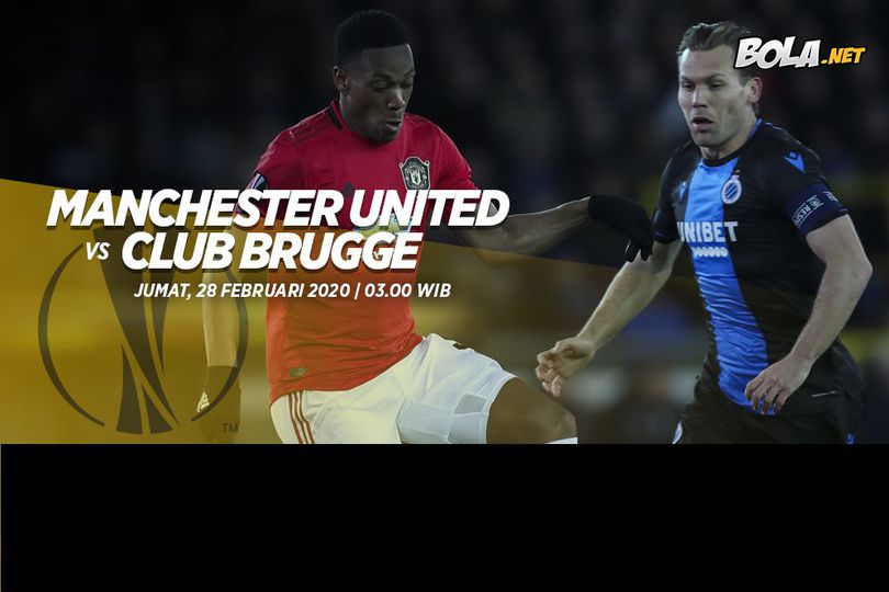 Prediksi Manchester United vs Club Brugge 28 Februari 2020