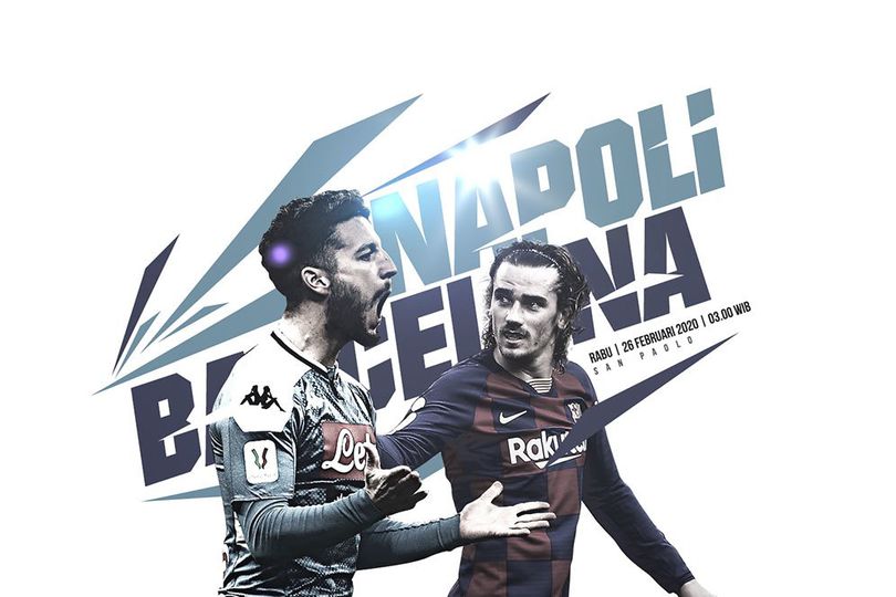 Live Streaming Napoli vs Barcelona di Vidio Premier