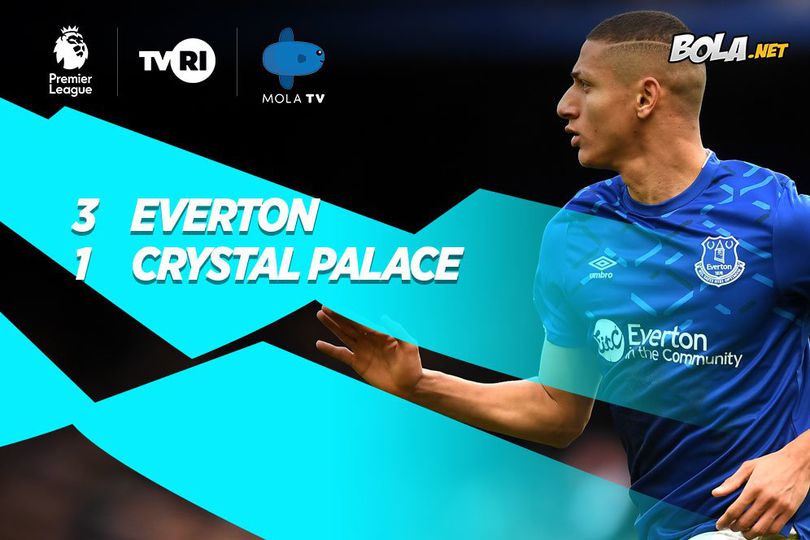 Bungkam Crystal Palace, Everton Semakin Mendekat ke Empat Besar