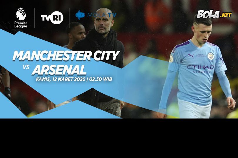 Prediksi Manchester City vs Arsenal 12 Maret 2020