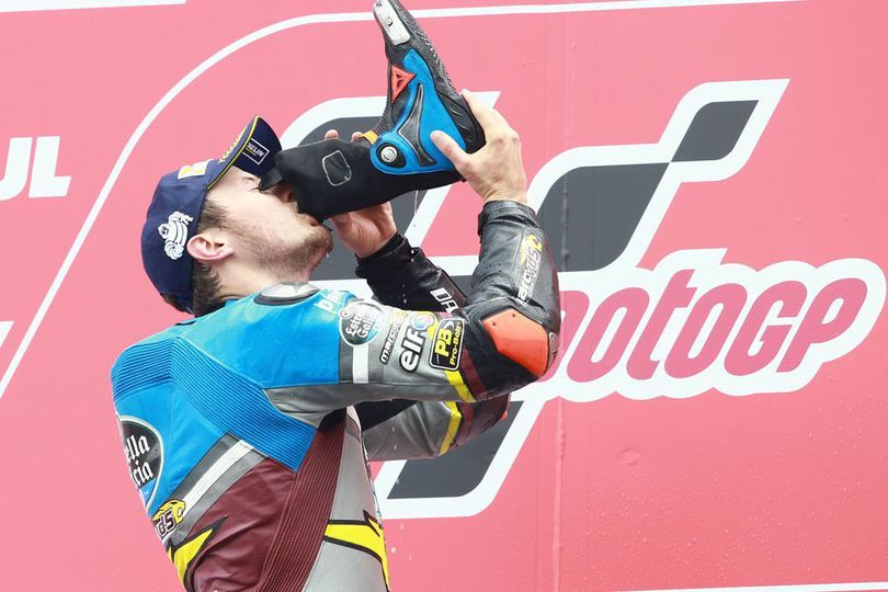 Kisah Jack Miller Didenda Honda Gara-Gara Minum Sampanye Pakai Sepatu