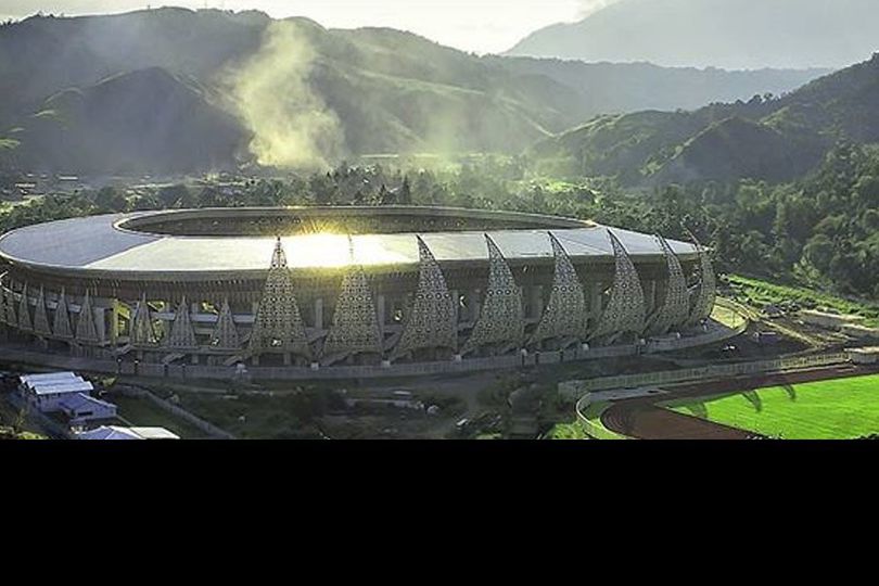 Potret-potret Kemegahan Stadion Papua Bangkit