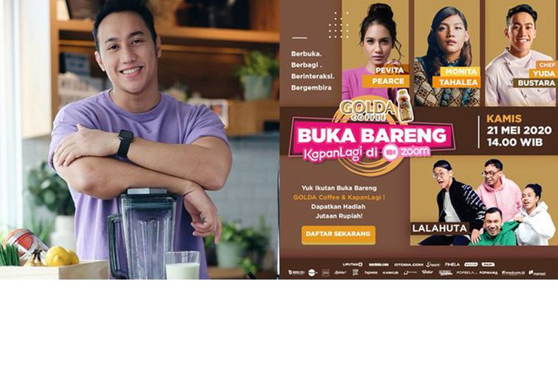 Chef Yuda Bustara Bakal Masak Hidangan Spesial di Golda Coffee Kapanlagi Buka Bareng, Yakin Gak Nont