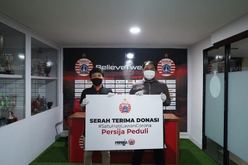 Gandeng PSSI Pers, Persija Salurkan Bantuan untuk Masyarakat Terdampak Pandemi Virus Corona