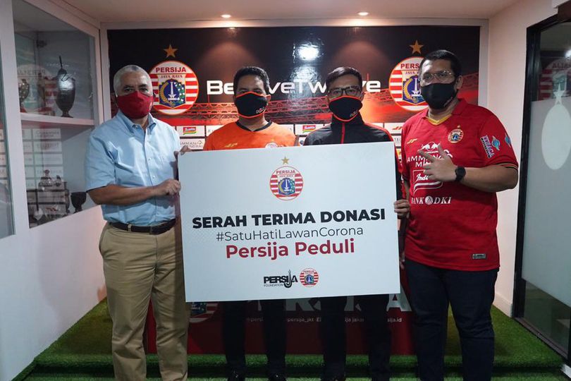 Persija Kembali Salurkan Sumbangan di Tengah Pandemi Virus Corona, Kali Ini Lewat PP The Jakmania