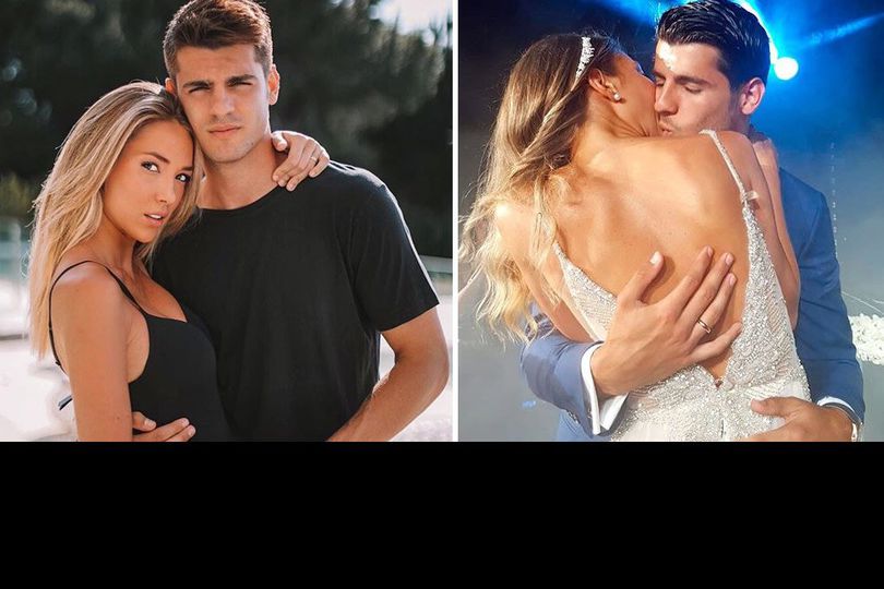 Potret-potret Kemesraan si Seksi Alice Campello dan Alvaro Morata