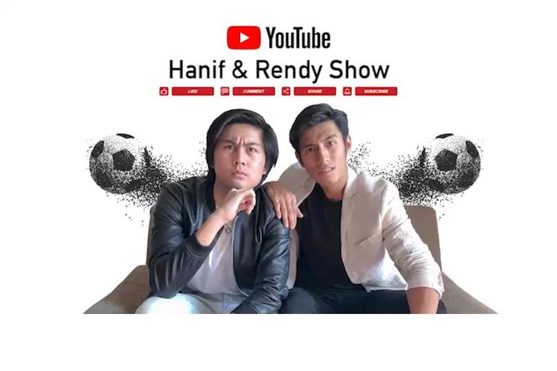 Hanif dan Rendy Show, Cerita Kolaborasi Dua Pesepakbola Nasional Jadi Youtuber