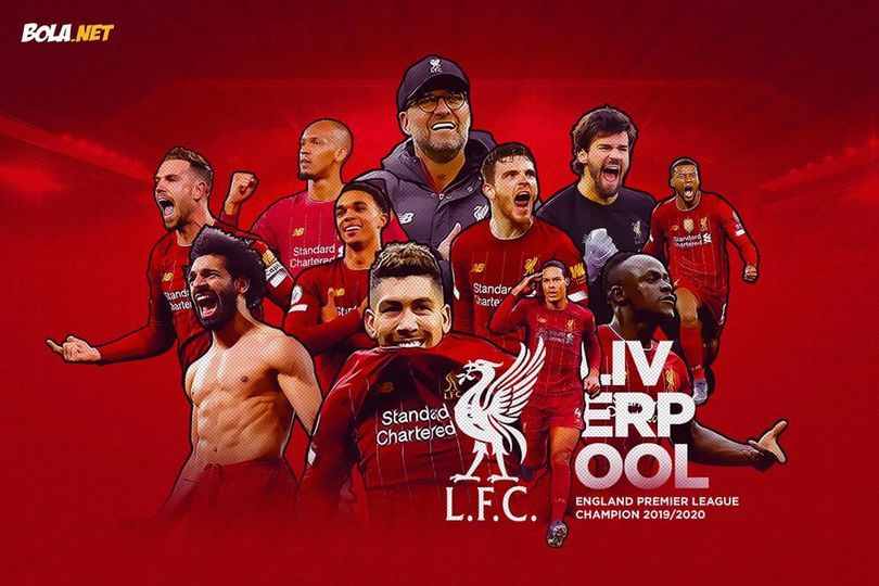 Selamat! Liverpool Resmi Kunci Gelar Juara Premier League 2019/20