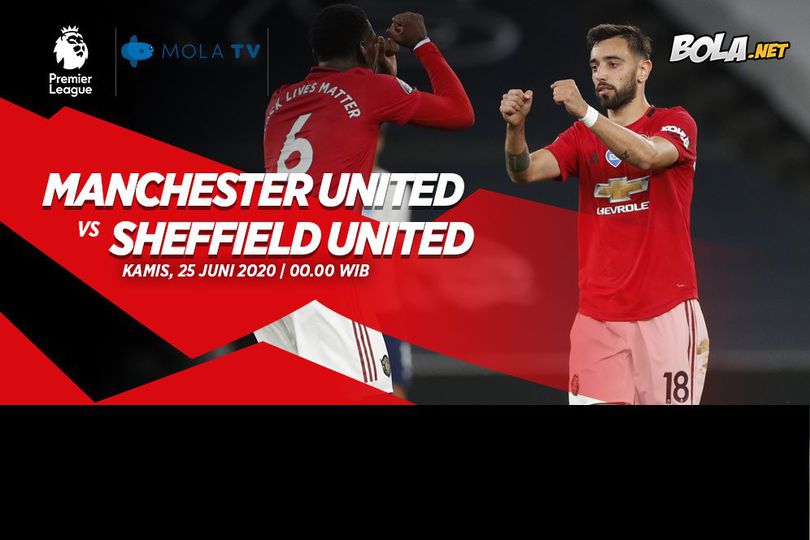 Link Live Streaming Manchester United vs Sheffield United di Mola