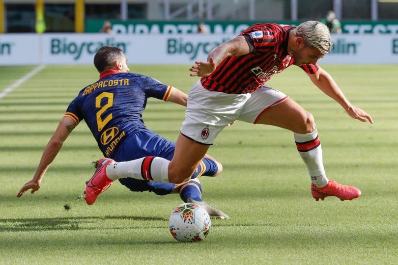 Man Of The Match AC Milan Vs AS Roma: Theo Hernandez - Bola.net