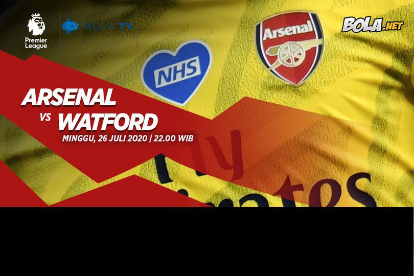 Link Live Streaming Arsenal vs Watford di Mola TV