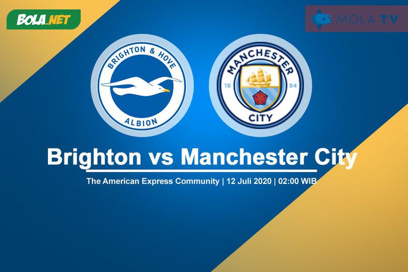 Link Live Streaming Brighton vs Manchester City di Mola TV