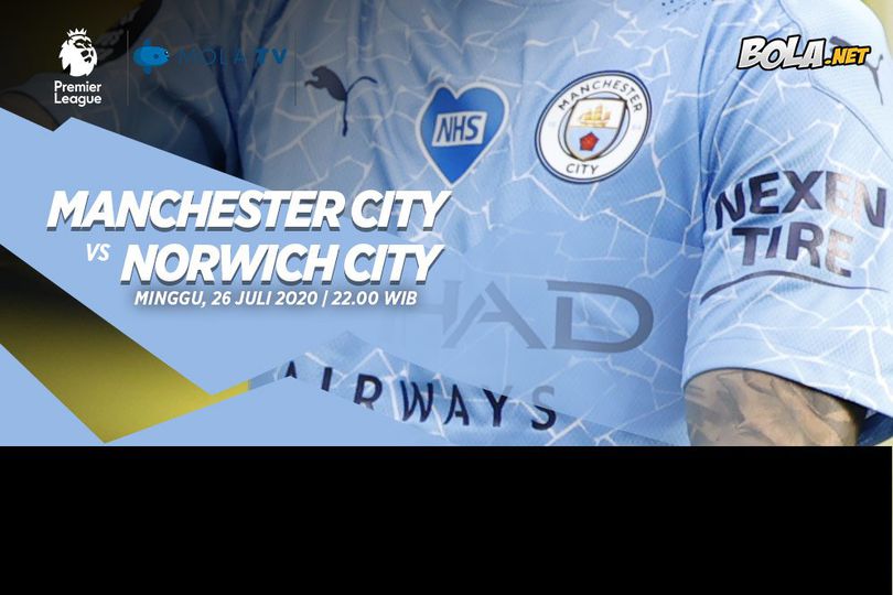 Link Live Streaming Manchester City vs Norwich City di Mola TV