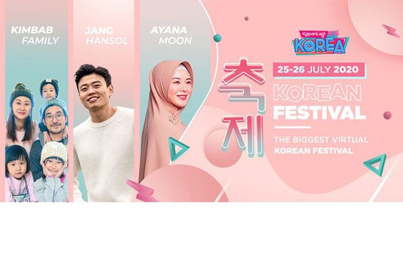 Jadwal KapanLagi Korean Festival 25-26 Juli 2020, Diramaikan Ayana Moon, Jang Hansol dan Kimbab Fami