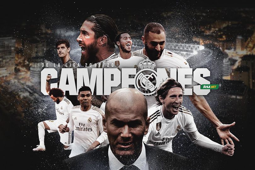 Selamat! Real Madrid Juara La Liga 2019/20