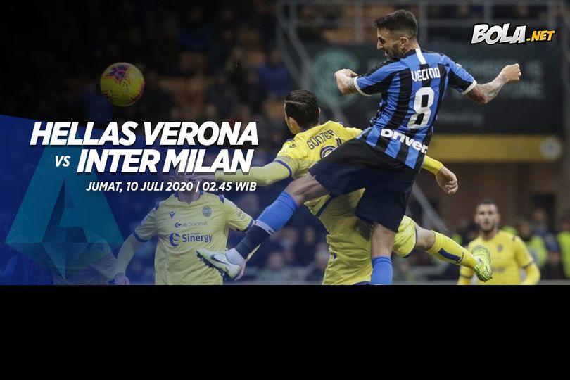 Data dan Fakta Serie A: Hellas Verona vs Inter Milan