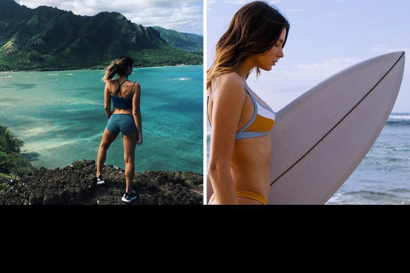 Anastasia Ashley, Surfer Cantik yang Berburu Ombak Sampai ke Bali