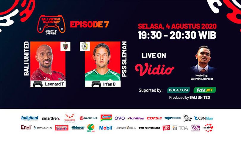 Jadwal Live Streaming Bali Virtual Island Cup 2020: Leo Tupamahu vs Irfan Bachdim