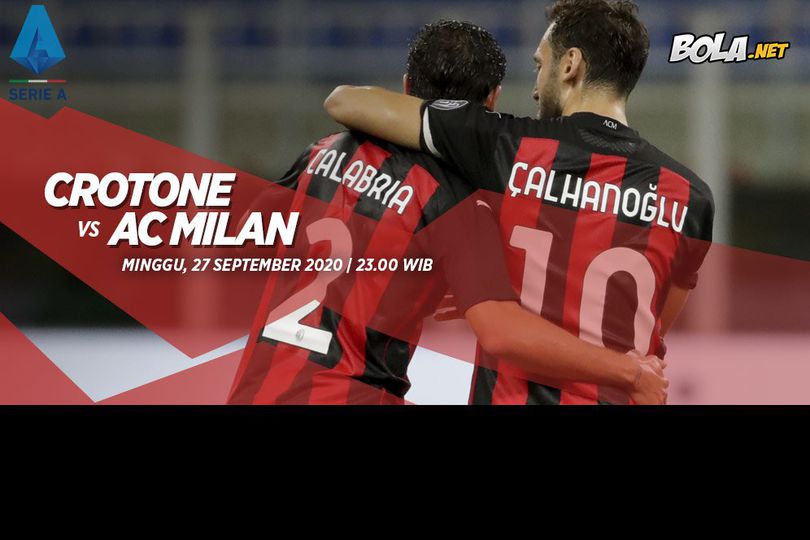 Prediksi Crotone vs AC Milan 27 September 2020