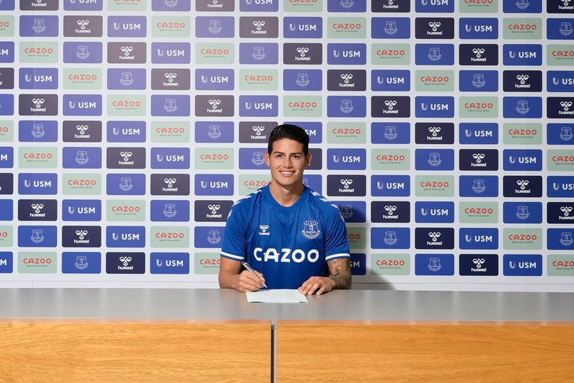 Resmi, Everton Datangkan James Rodriguez dari Real Madrid