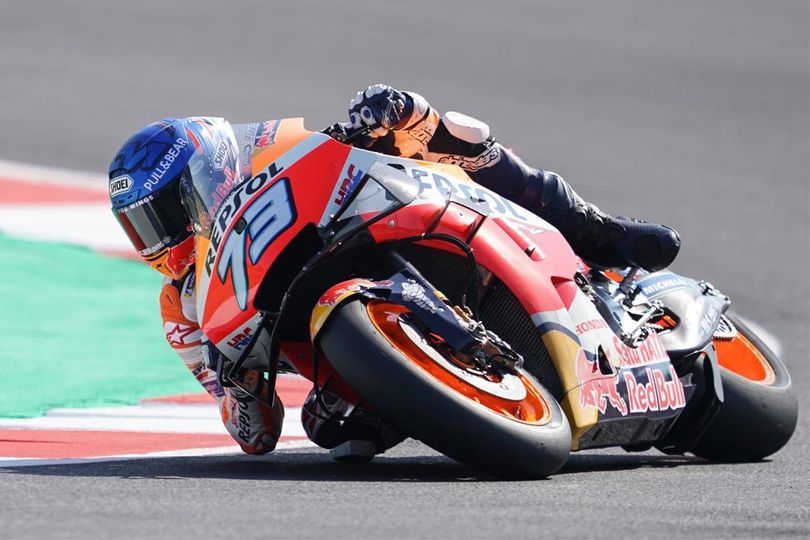 Hasil Pemanasan MotoGP Emilia Romagna: Alex Marquez Asapi Para Senior