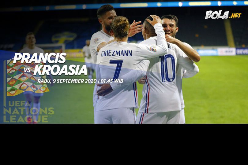 Prediksi Prancis vs Kroasia 9 September 2020