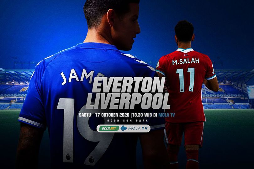 Link Live Streaming Everton vs Liverpool di Mola TV