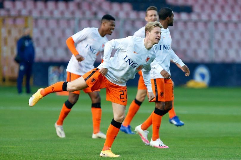 Man of the Match Bosnia-Herzegovina vs Belanda: Frenkie de Jong