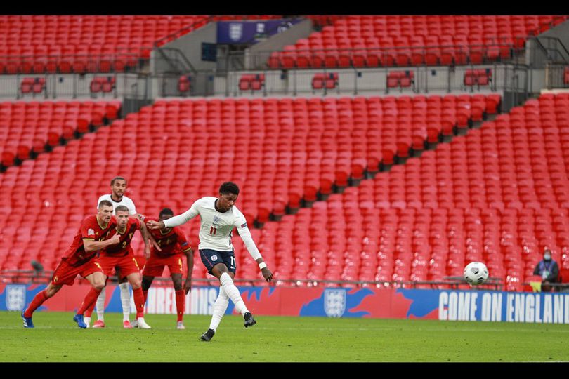 Jebol Gawang Belgia, Marcus Rashford Samai Rekor Charlton, Beckham, Hingga Rooney