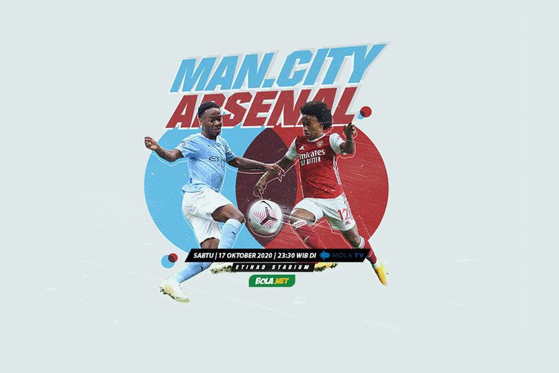 Data dan Fakta Premier League: Manchester City vs Arsenal