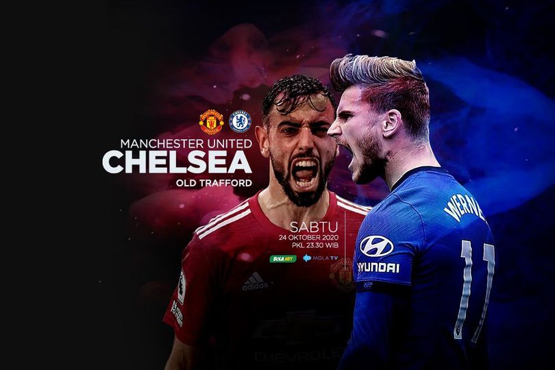 Link Live Streaming Manchester United vs Chelsea di Mola TV