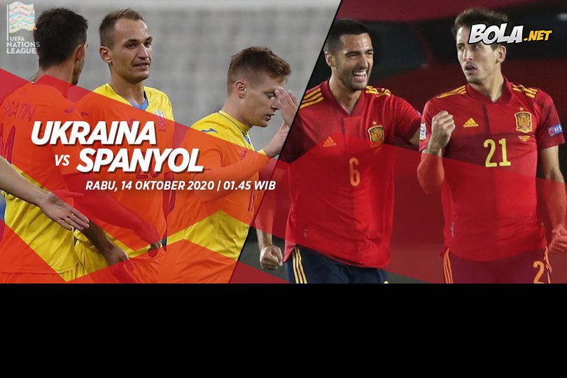 Prediksi Ukraina vs Spanyol 14 Oktober 2020