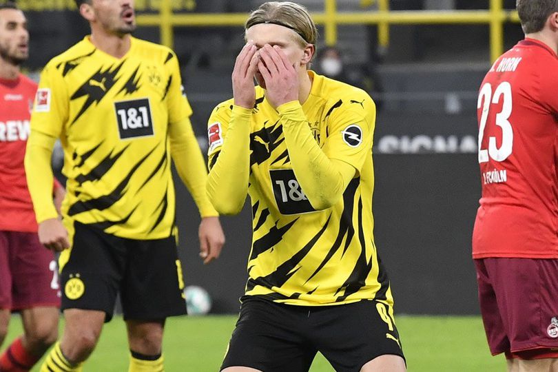 Erling Haaland Gagal Cetak Gol, Dortmund pun Kalah Lawan Koln di Kandang