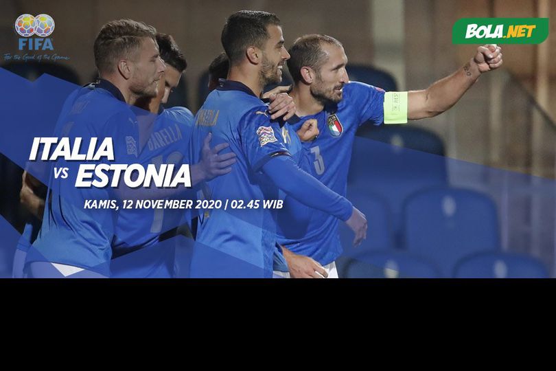 Prediksi Italia vs Estonia 12 November 2020