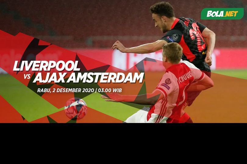 Prediksi Liverpool vs Ajax Amsterdam 2 Desember 2020