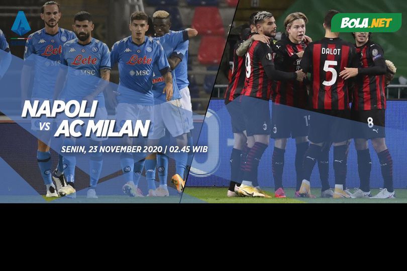 Prediksi Napoli vs AC Milan 23 November 2020