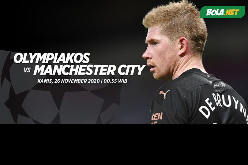 Link Live Streaming Olympiakos vs Manchester City di Vidio